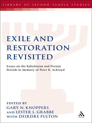 cover image of Exile and Restoration Revisited